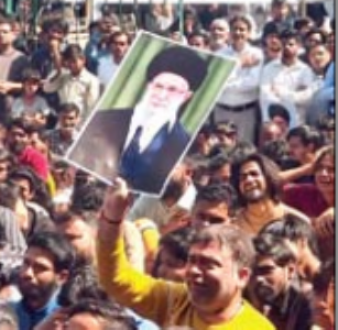 भारत में खामेनेई की माैत पर शिया समुदायाें का राेष प्रदर्शन